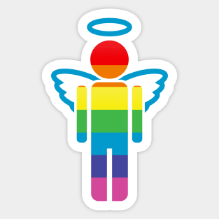 gay angel Sticker